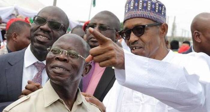 Oshiomhole and buhari