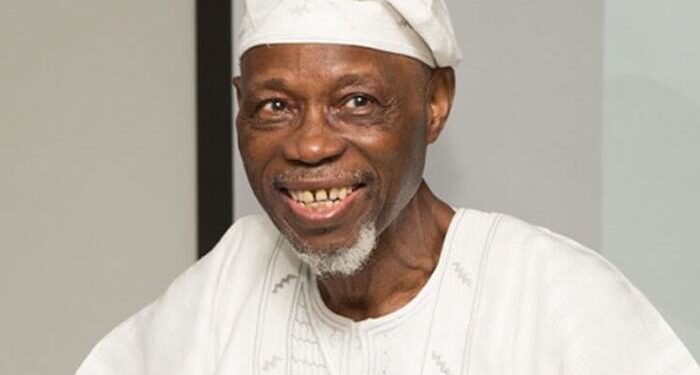 Former Justice minister and Attorney General of the Federation, Bola Ajibola is Dead