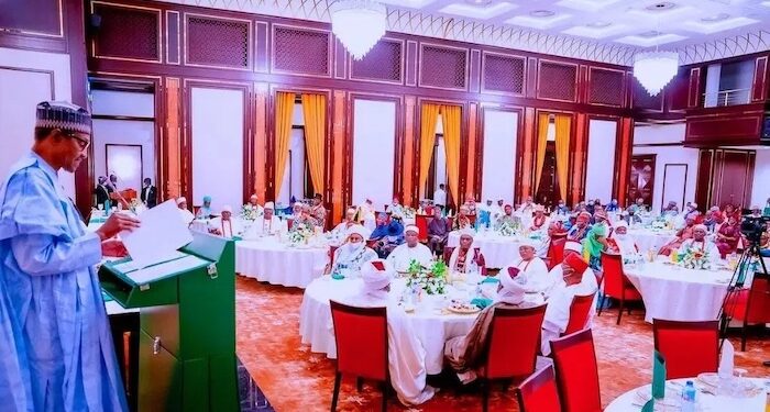 Finally, I cannot wait to Return Home -Buhari, at Last Sallah Banquet in Presidential Villa