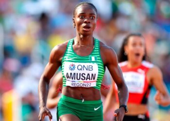 Nigerian athlete Tobi Amusan