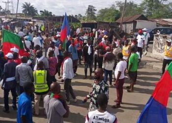 Protests Erupt in Rivers State Over Alleged Imposition of Terms by President Bola Tinubu