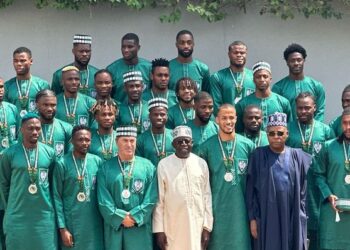 AFCON 2023 Super Eagles Team and Officials Are Now Members of the Order of the Niger