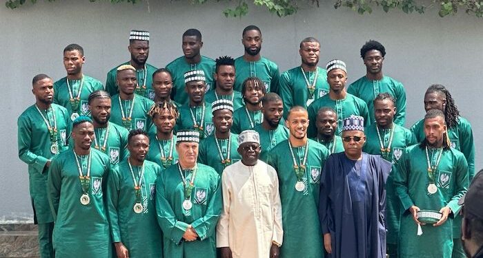 AFCON 2023 Super Eagles Team and Officials Are Now Members of the Order of the Niger