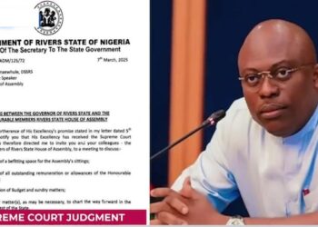 Rivers State Political Crisis Gradually Eases as Governor Fubara Invites Assembly Members for Discussion