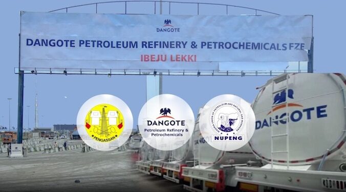 FG Intervenes as PENGASSAN Moves to Cut Off Crude Supply to Dangote Refinery