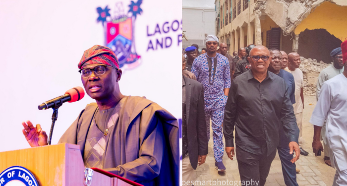 Peter Obi Condemns Lagos Trade Fair Plaza Demolitions, Calls Action Unlawful and Destructive