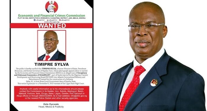 EFCC Declares Former Minister Timipre Sylva Wanted Over Alleged $14.8 Million Fraud