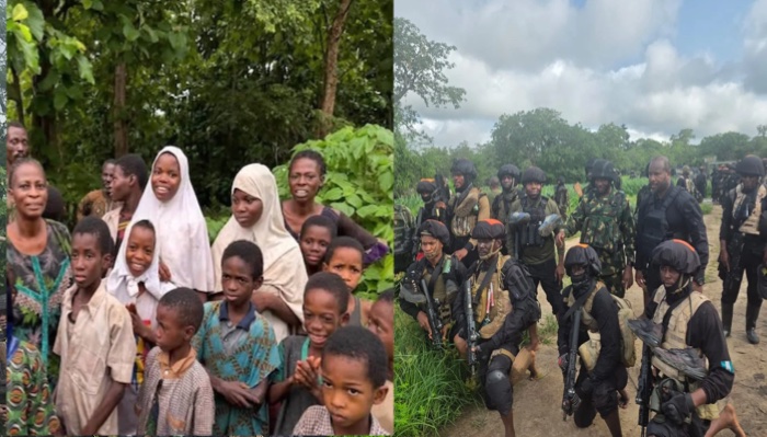 Oyo pupils rescued after joint security operation involving Nigerian security agencies